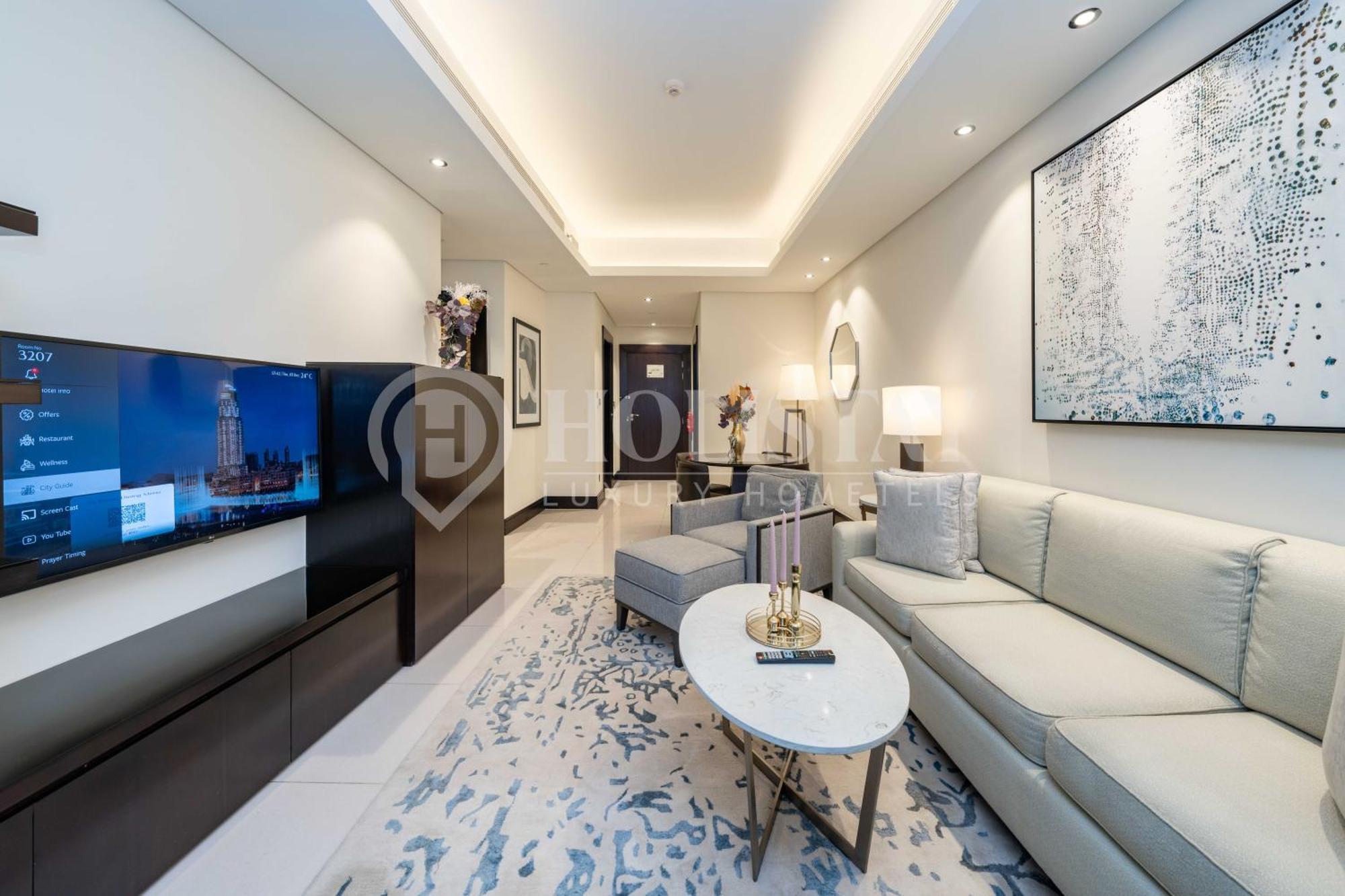 Holistay Address Downtown , Full Burj Khalifa View Apartment